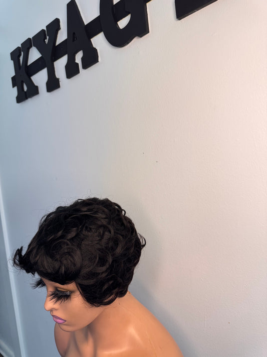 Short Pixie Wig – 6” Loose Curl